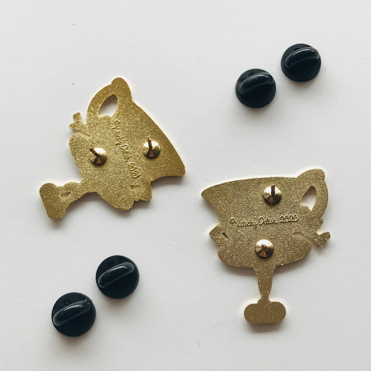 Best Teas Hard Enamel Pin Set | Gold-Plated Teacups