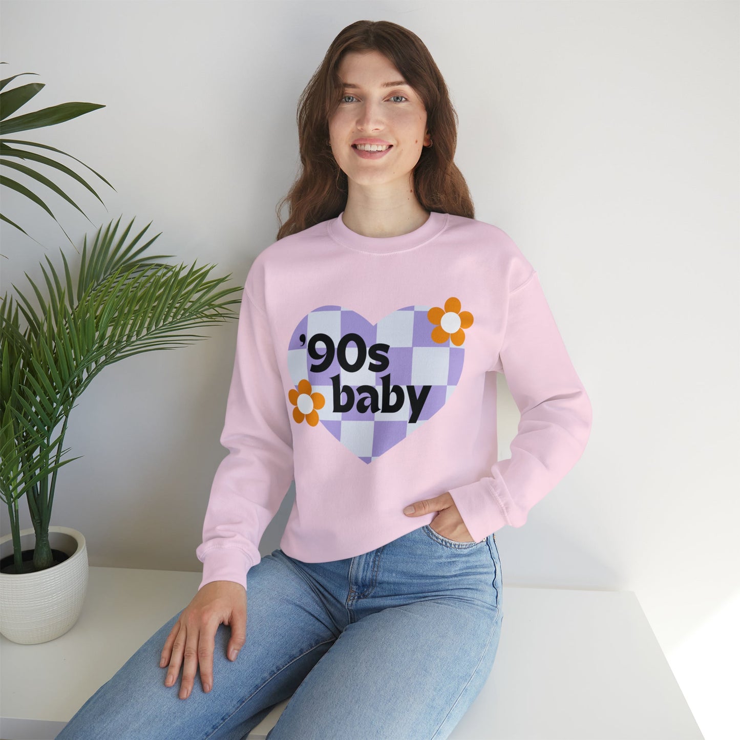 90's Baby Unisex Heavy Blend™ Crewneck Sweatshirt