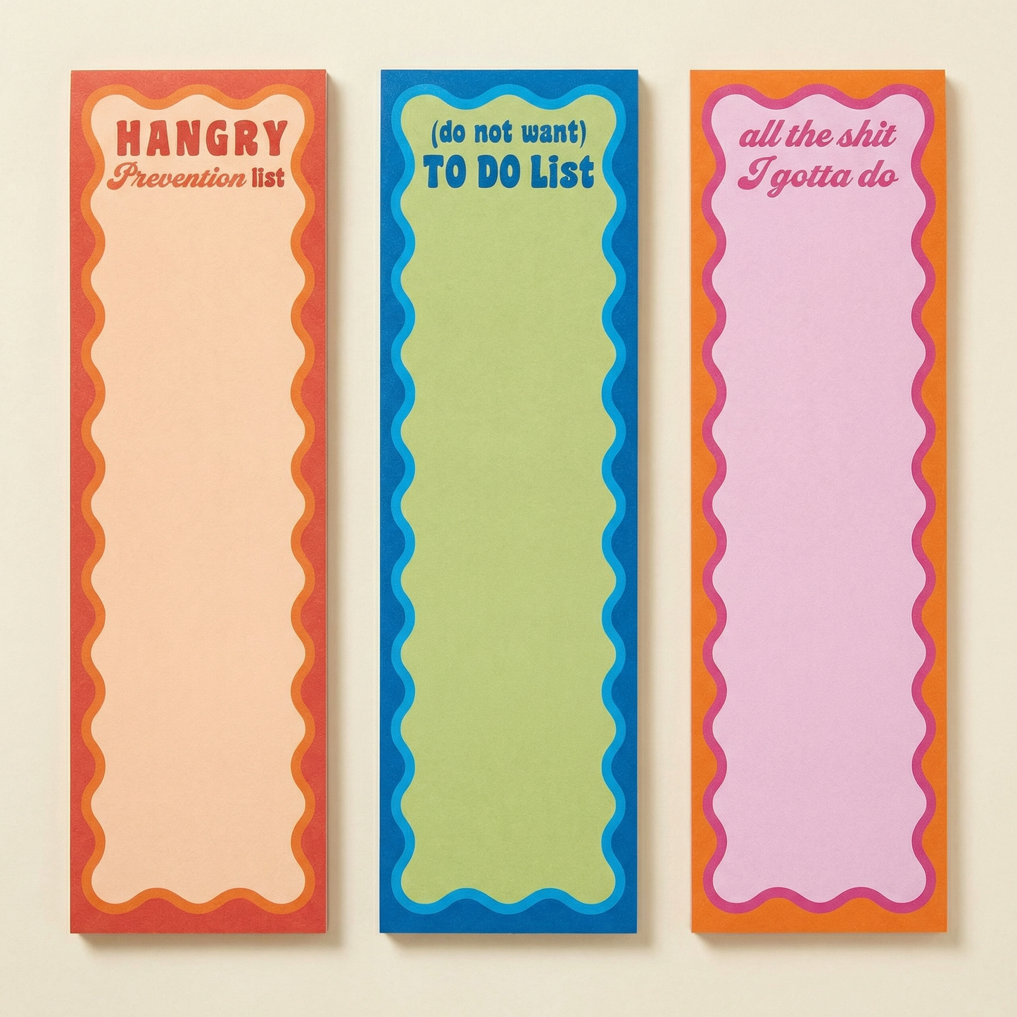 Do Not Want To Do List Notepad | Funny Magnetic Retro List Pad | 60 Pages
