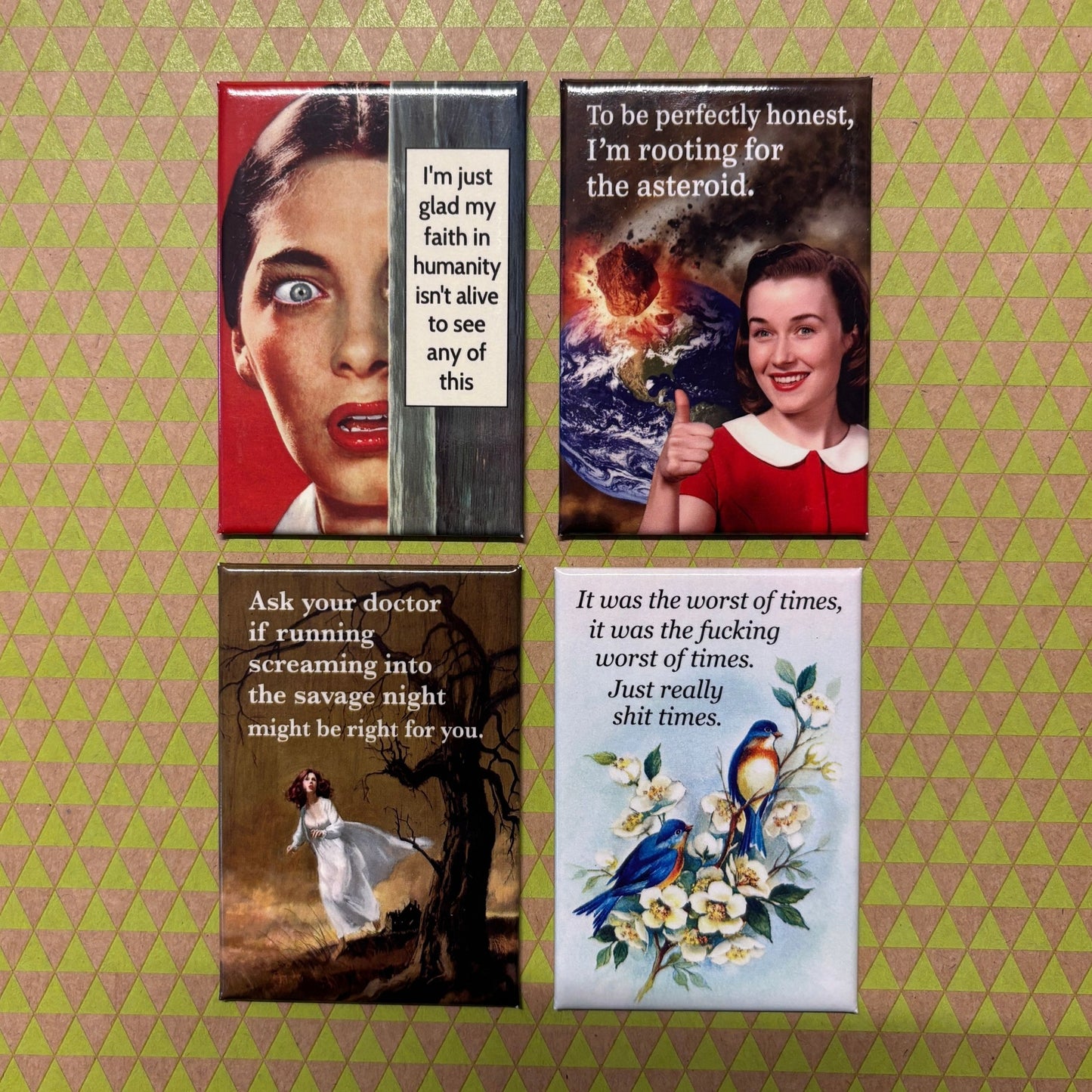 It Was The Worst Of Times, It Was The Fucking Worst Of Times Refrigerator Magnet | 3" x 2"