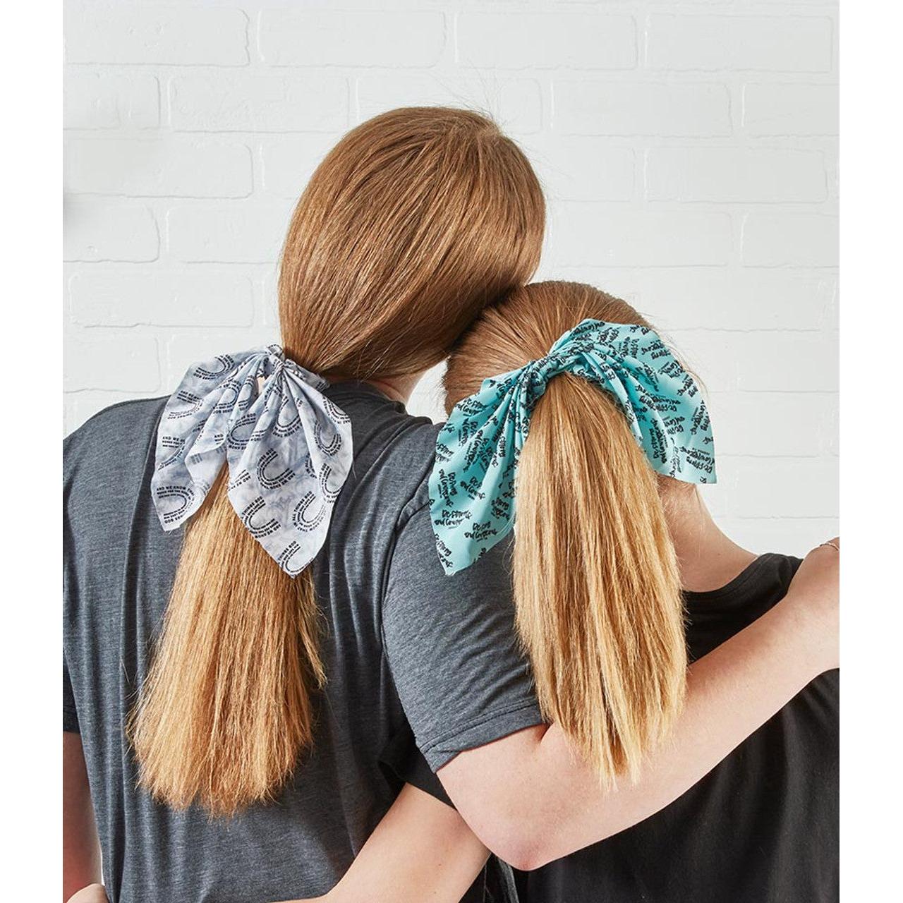 Be Strong & Courageous Scrunchie | Ponytail Hair Accessory