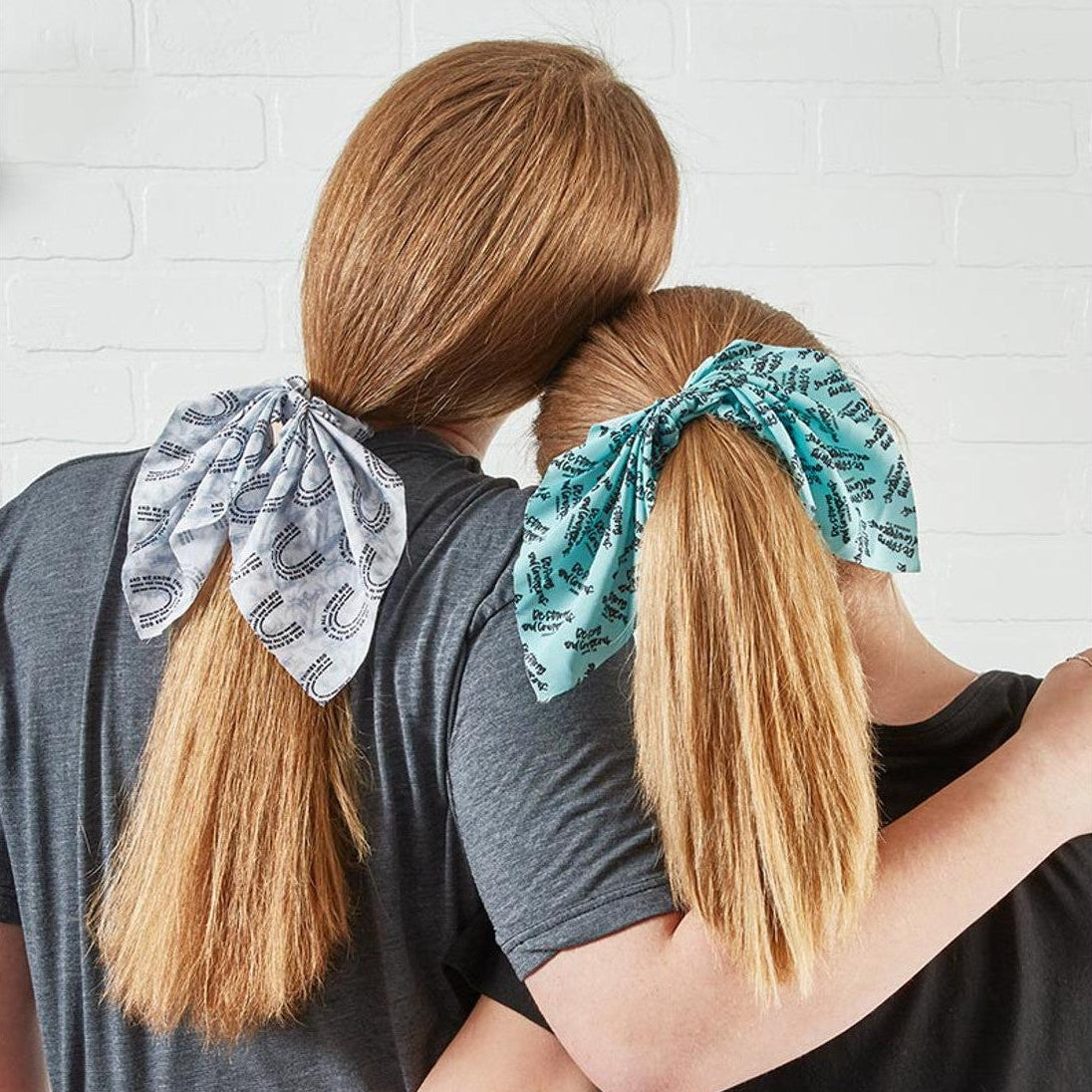 Be Strong & Courageous Scrunchie | Ponytail Hair Accessory