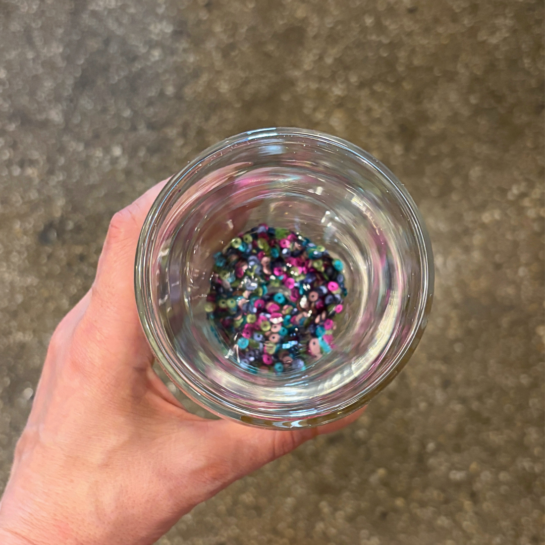 Best Birthday Ever Confetti Cup! Double-Wall Stemless Party Glass With Sequins Inside