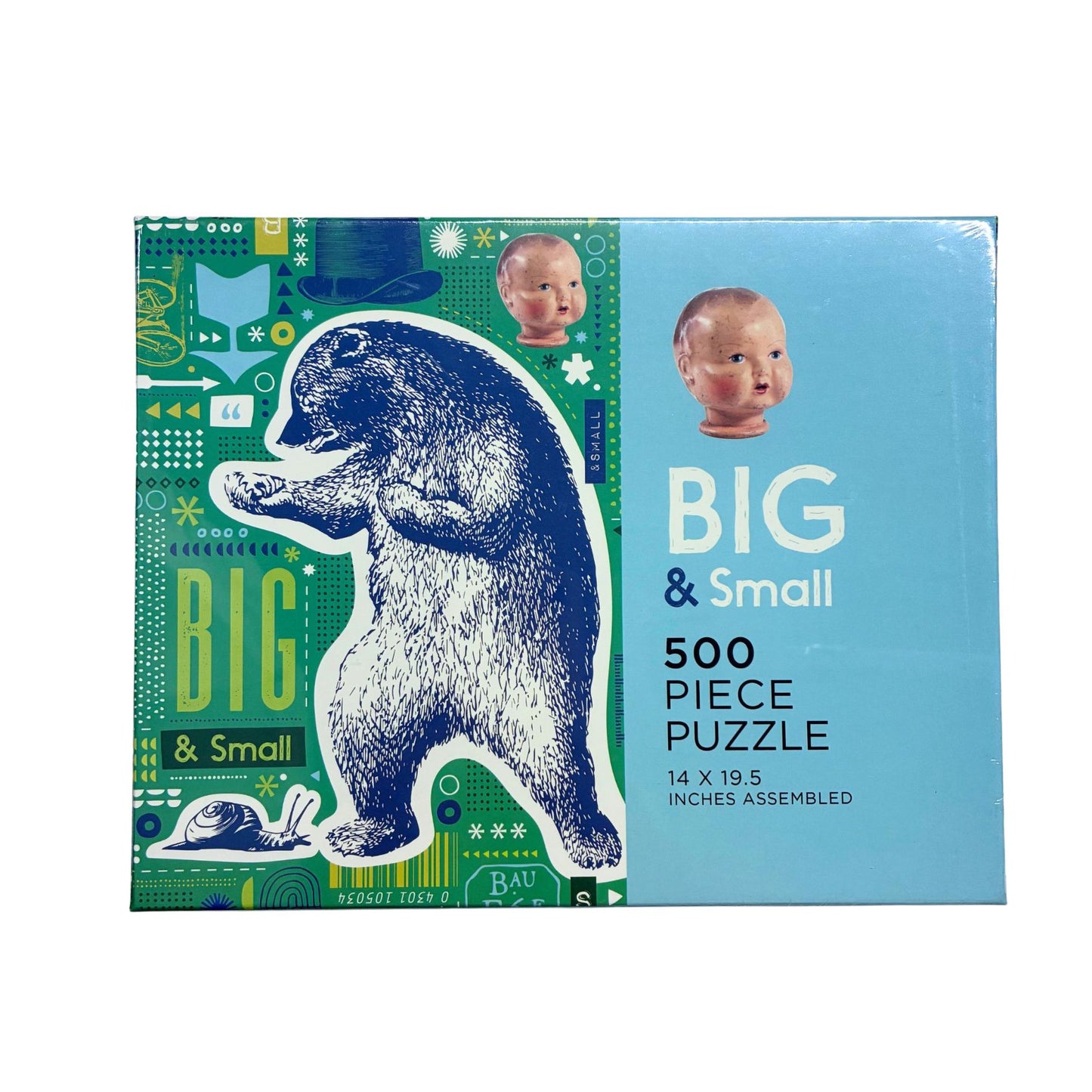 Big & Small Puzzle | Bear Snail Jigsaw Puzzle | 500 Pieces