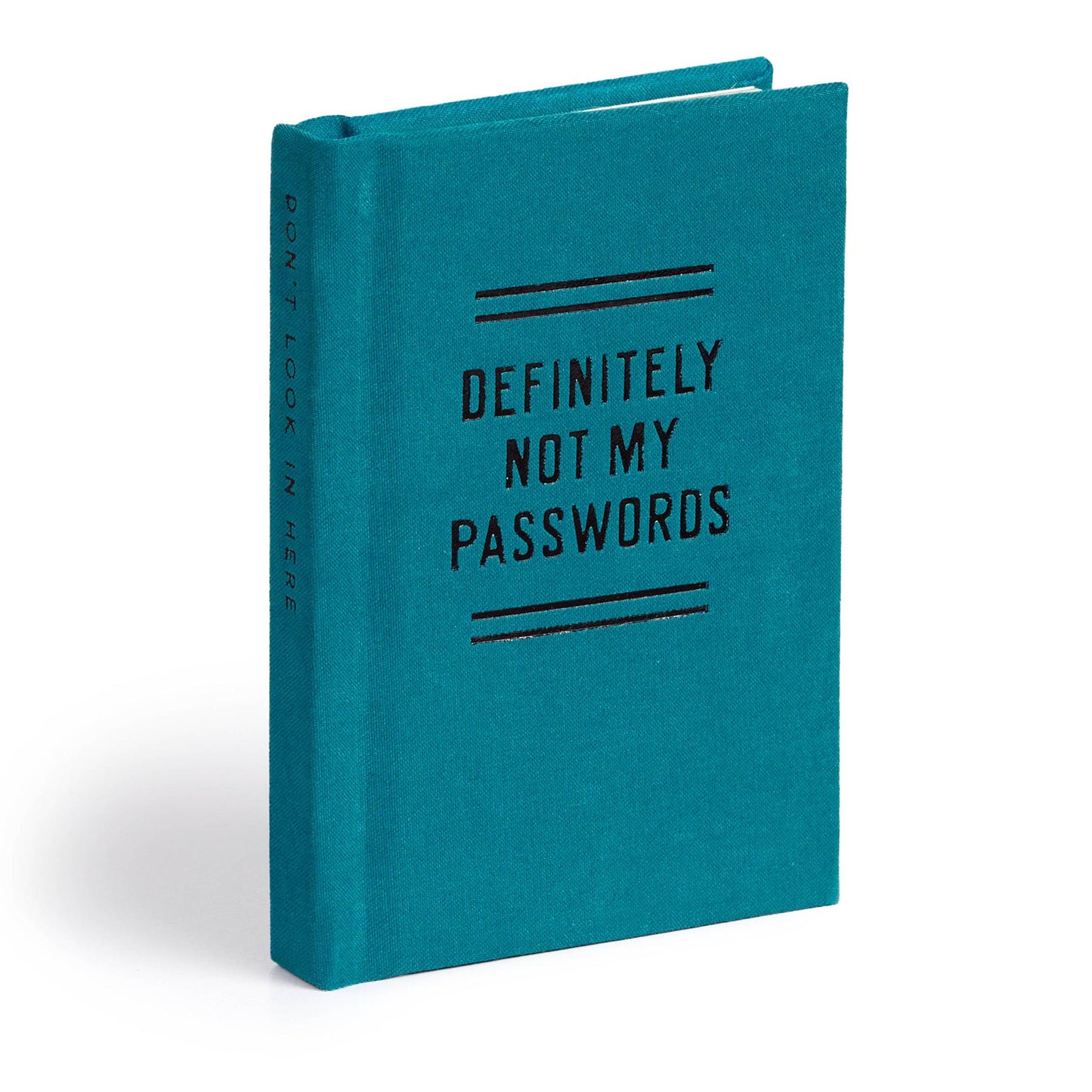 Brass Monkey Definitely Not My Passwords Diary | Mini Password Notebook (2.75” x 3.75”)