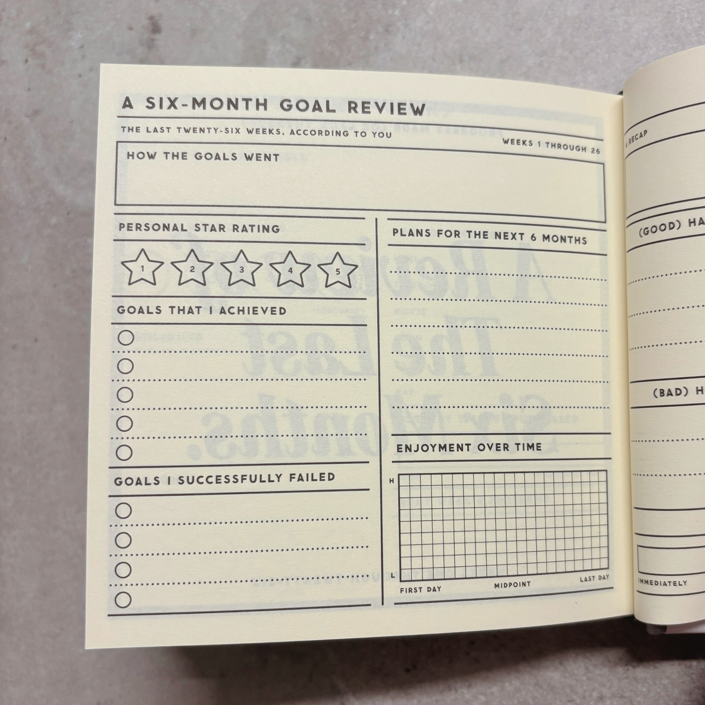 Brass Monkey "My Master Plan" Guided Productivity Journal | Hardcover Cloth Bound