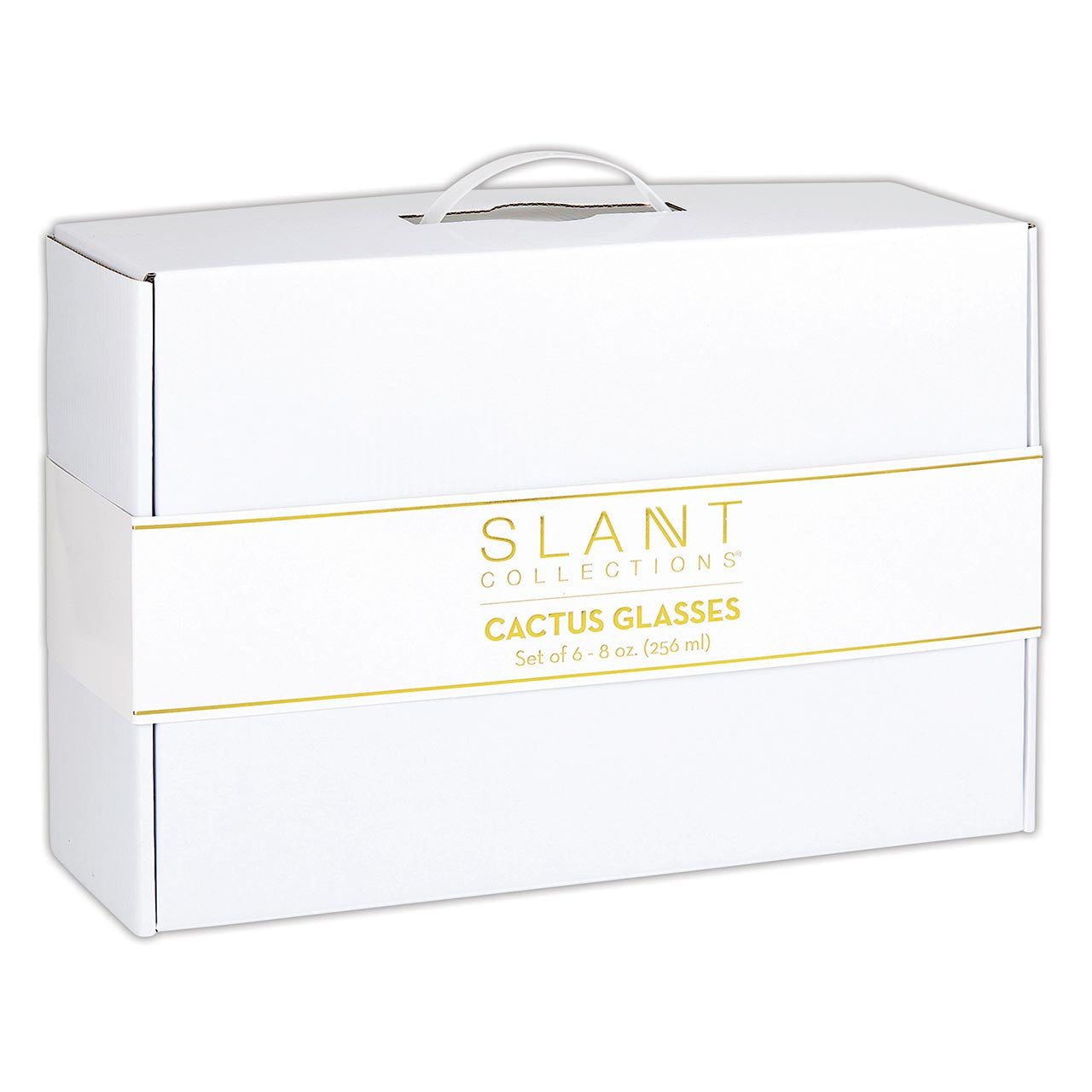 Cactus Glass Set of 6 | Stackable Cocktail Glass Giftable Drinkware Set