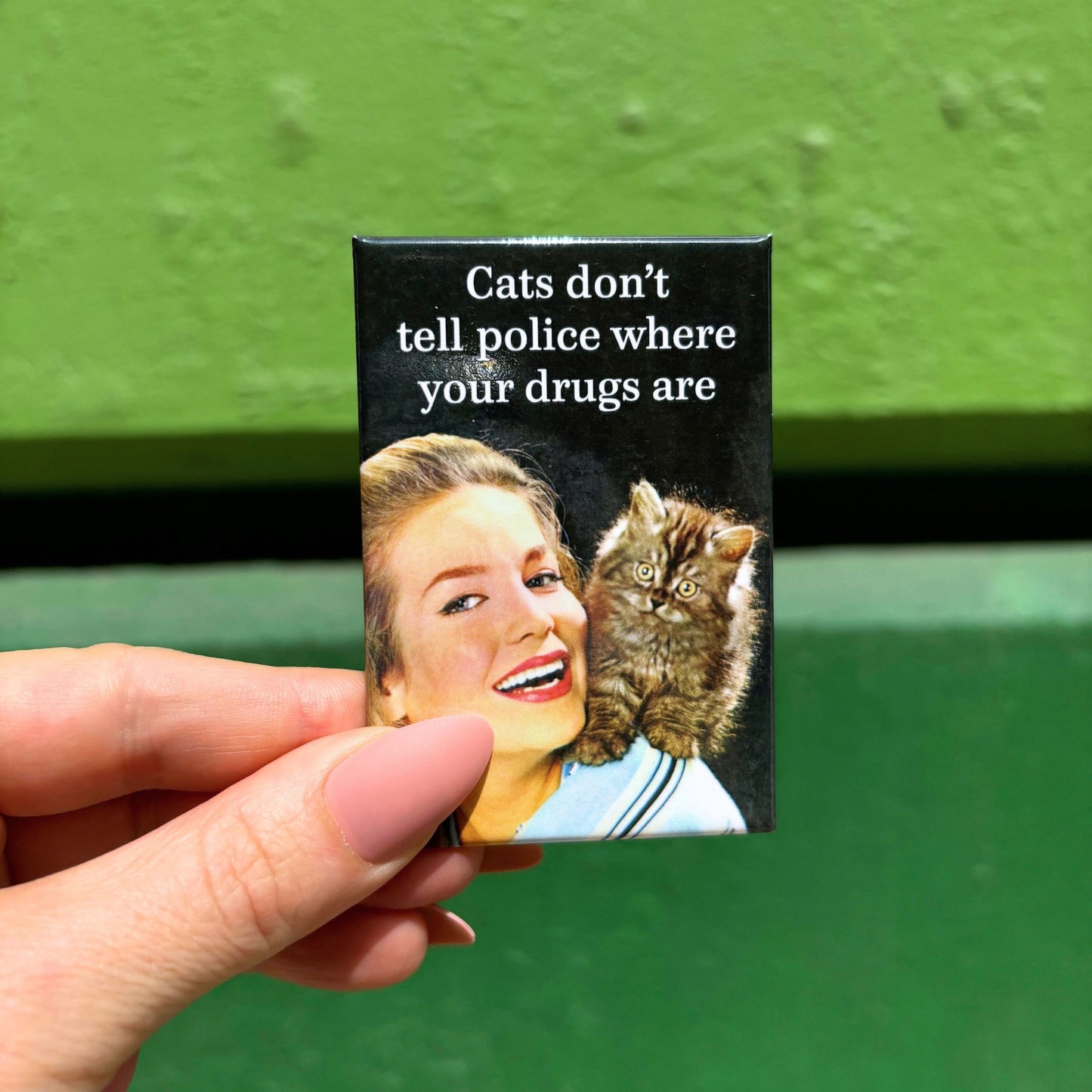 Cats Don't Tell Police Where Your Drugs Are Magnet
