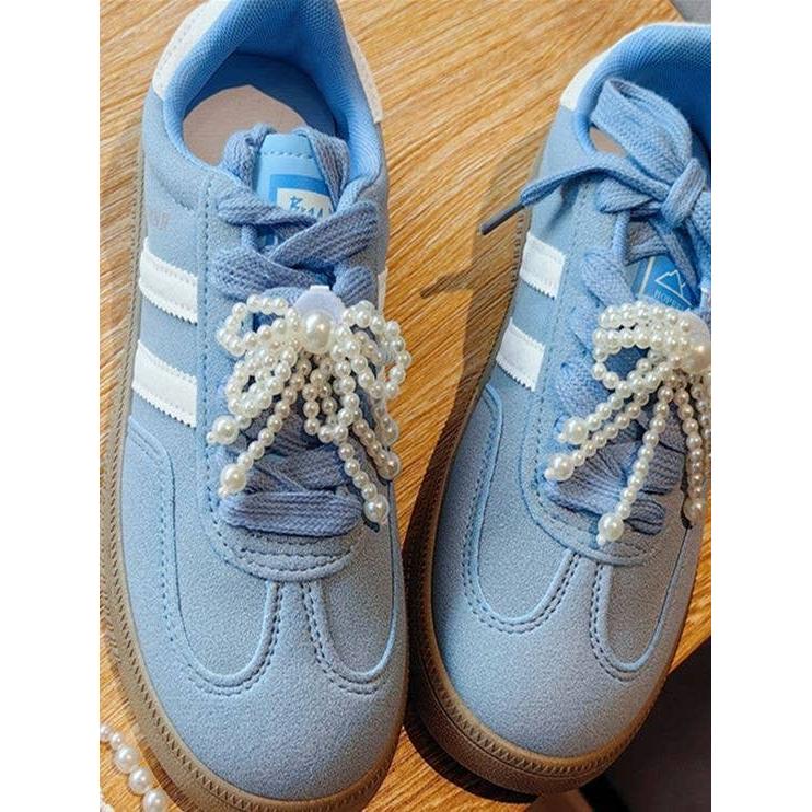 Classic Pearl Bow Ribbon Shoe Charm | Bridal Shoes Accessories