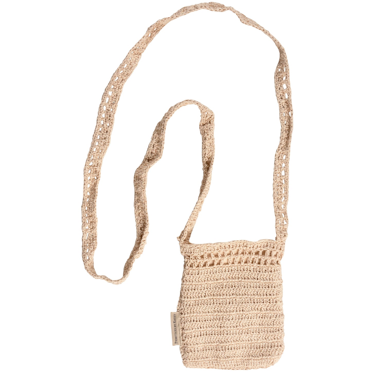 Crochet Mushroom Crossbody Bag | Boho Body Handbag | 8" x 8"