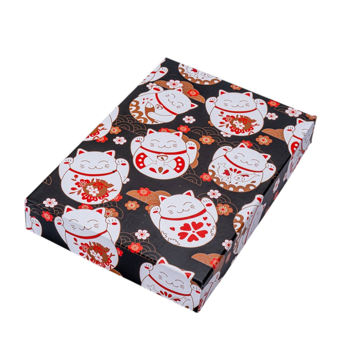 Cute Cats Bamboo Chopsticks and Ceramic Rests Gift Set | 5 Pairs