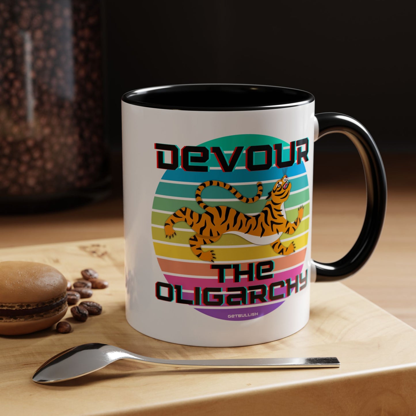 Devour The Oligarchy Accent Coffee Mug 11oz