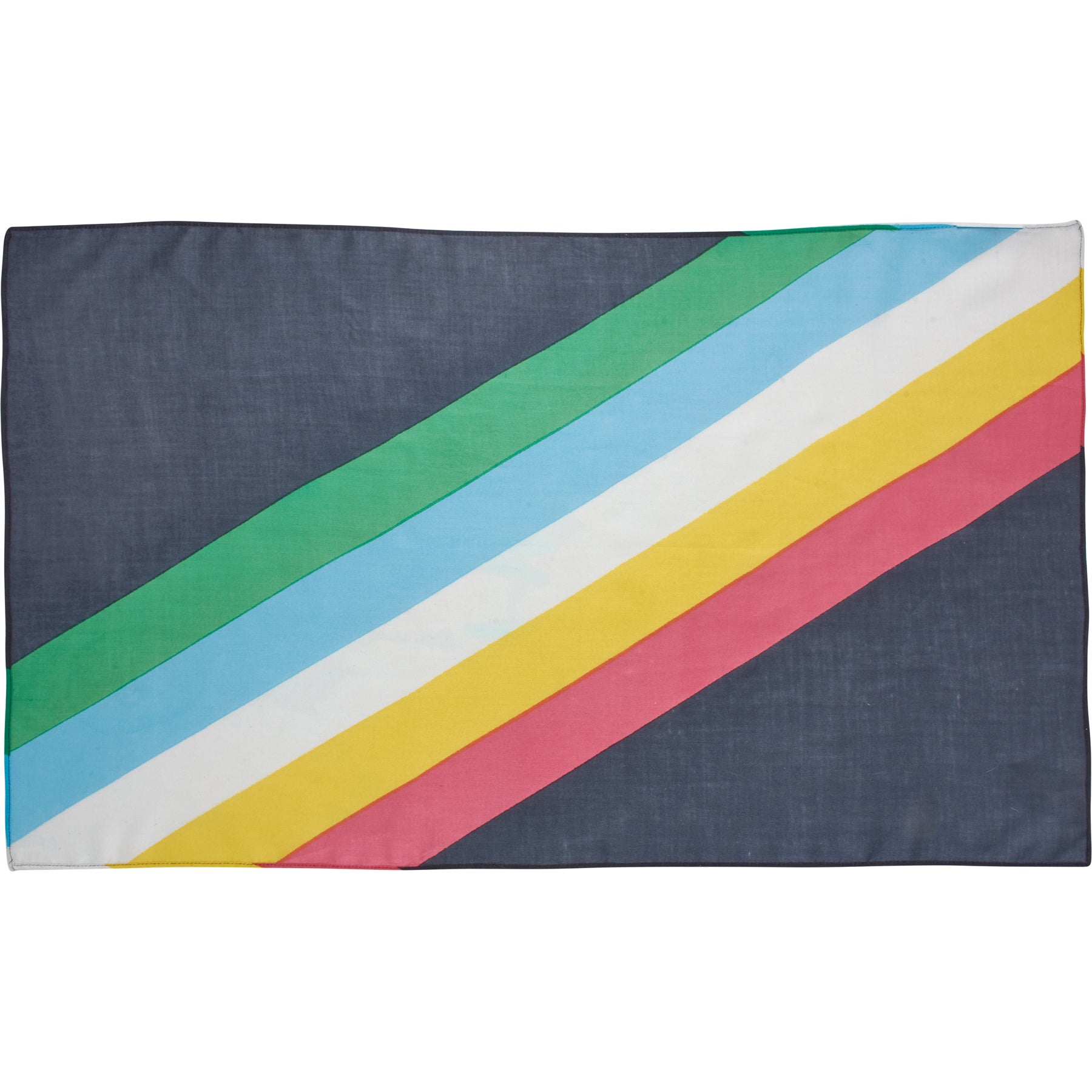 Disability Pride Scarf | Disability Flag Color Rainbow Stripe Bandana | 30" x 18"
