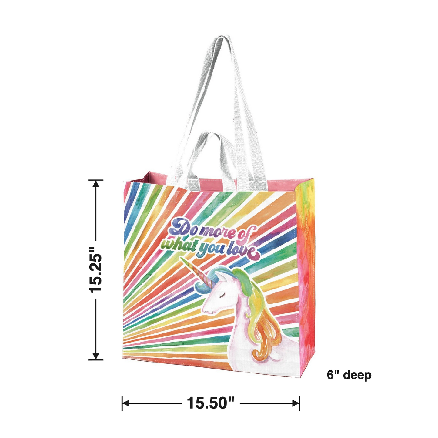 Size chart — 15.50" W x 15.25" H x 6" D