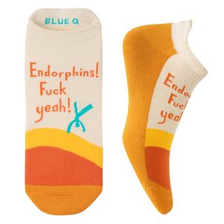 Endorphins Fuck Yeah Unisex Sneaker Socks [2 Size Options]