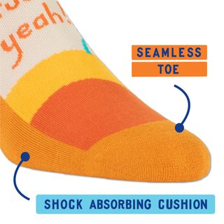 Endorphins Fuck Yeah Unisex Sneaker Socks [2 Size Options]