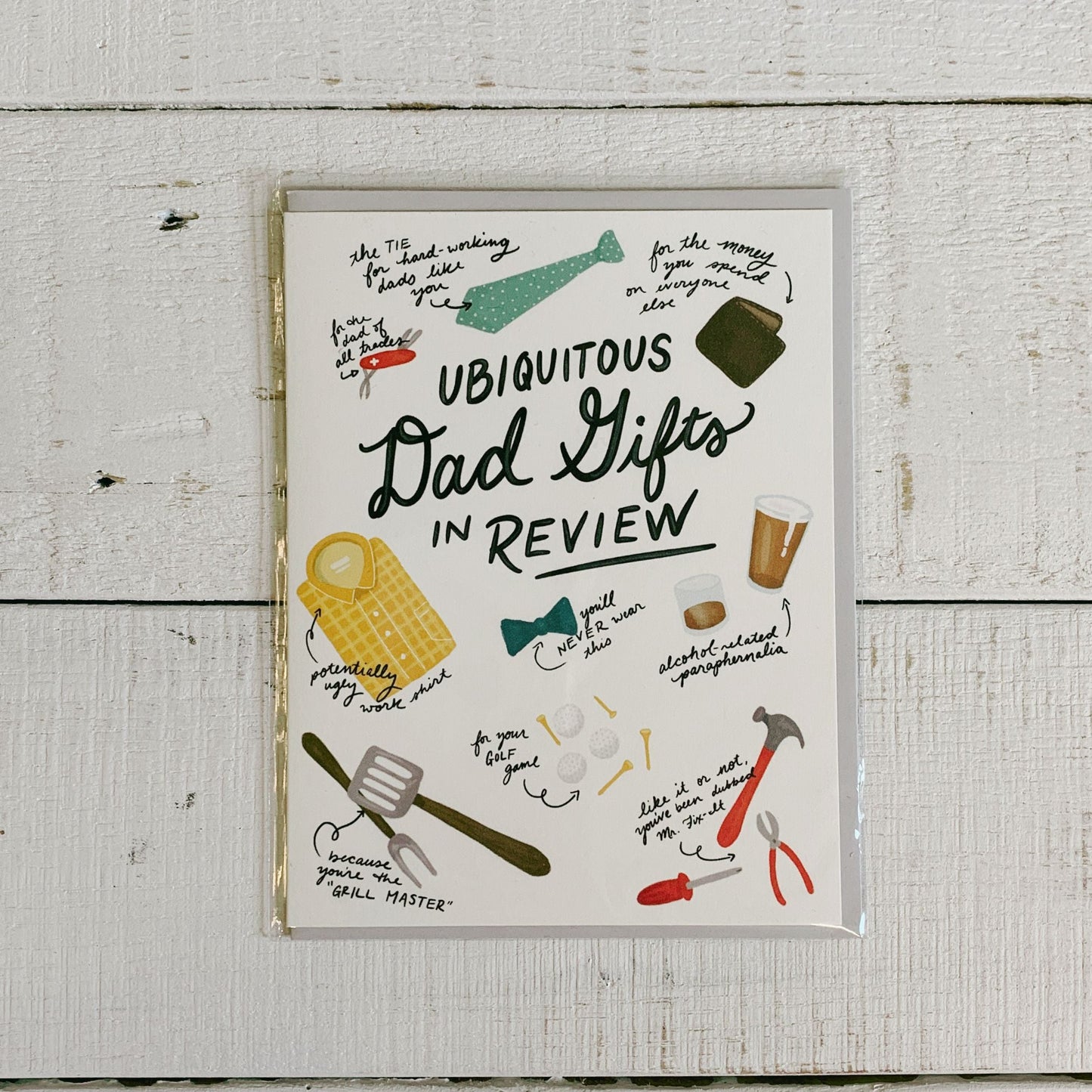 Father's Day Card | Reviews of Ubiquitous Dad Gifts | Funny Greeting Card Birthday Holiday