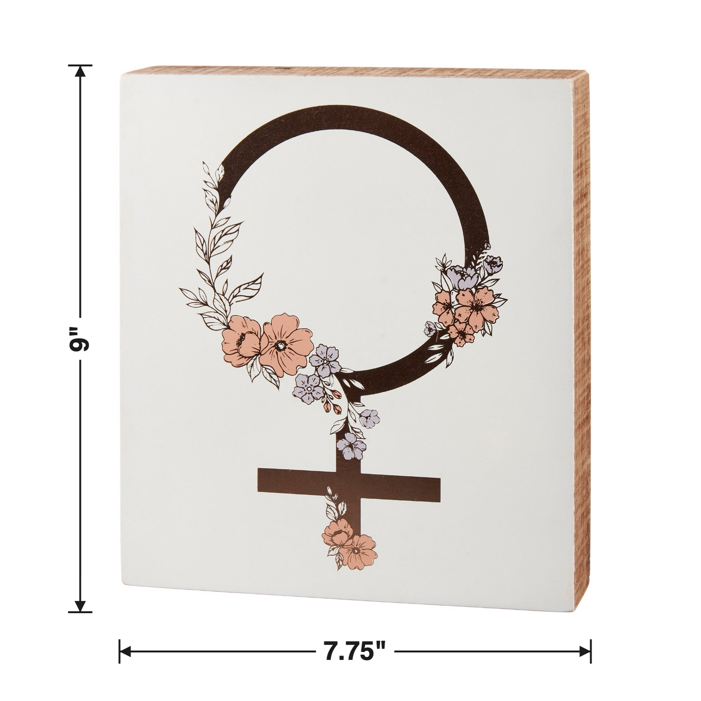 Female Box Sign size chart
