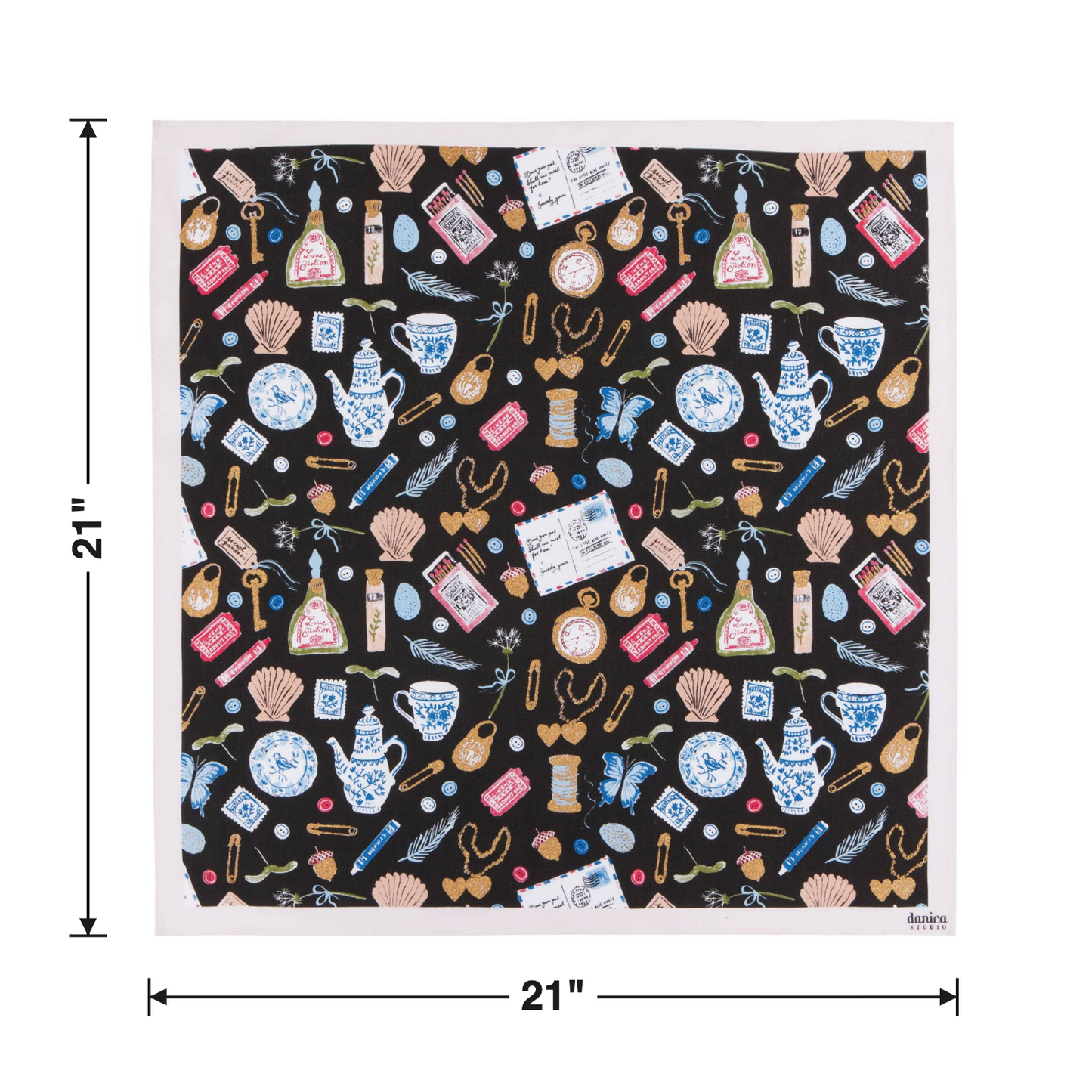 Size chart — 21" x 21"