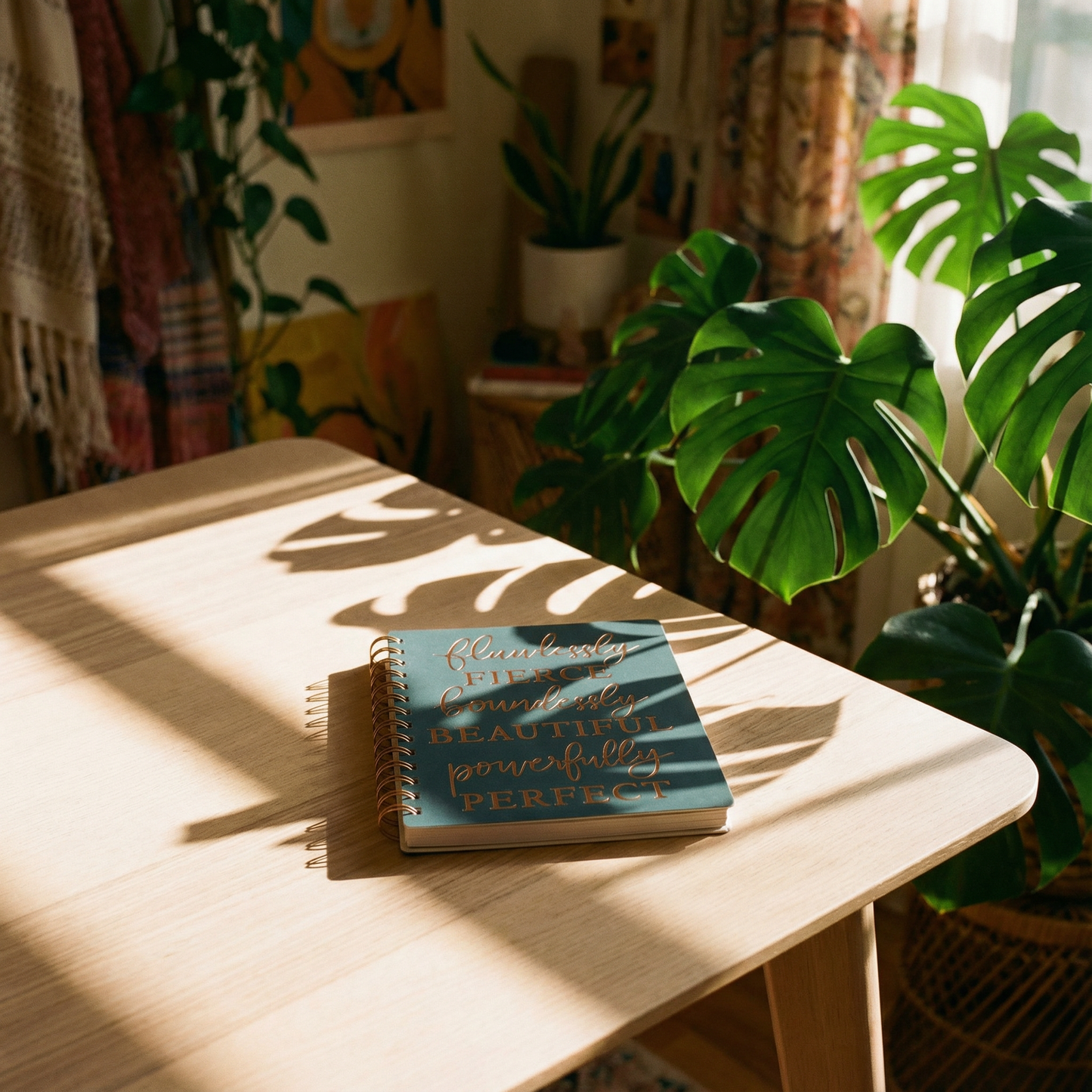 Flawlessly Fierce Spiral Notebook | Foil Lettering | 5.75" x 7.50" | 120 Lined Pages