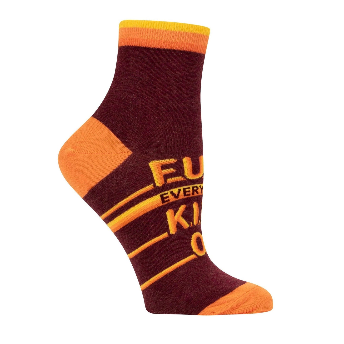 Fuck Everything Kind Of Women's Ankle Socks | BlueQ at GetBullish