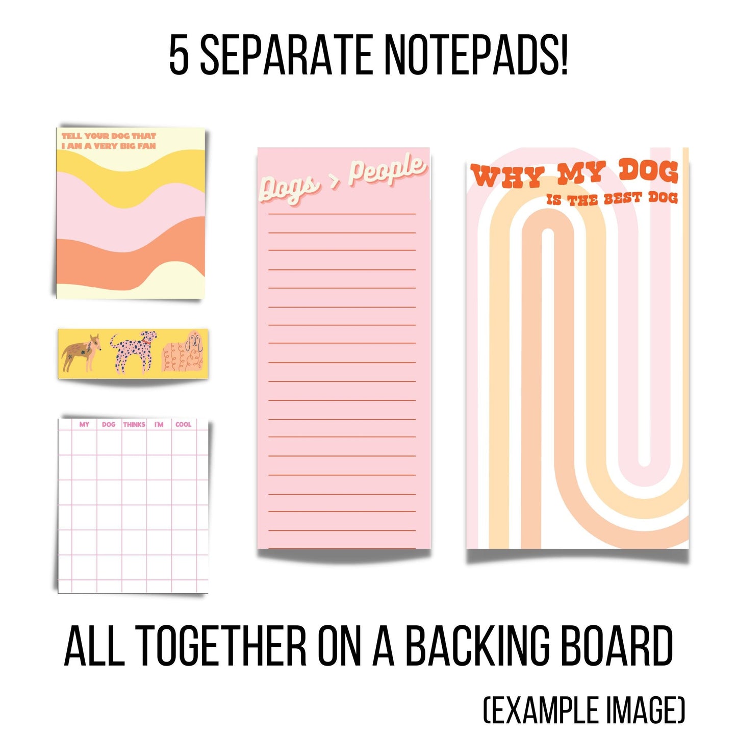 Fun Club Cat Lovers Notepad Set | Sticky Note and Tear-away Notepad Set | Giftable Stationery Set