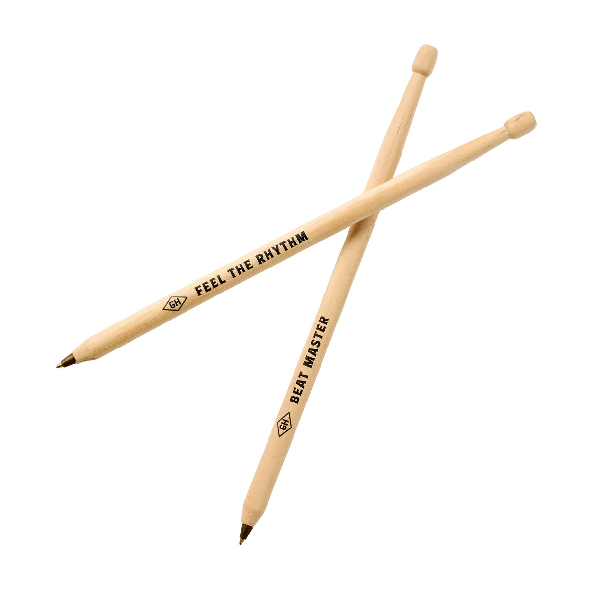 Wooden Drumstick Pens | Set of 2-Gentlemen's Hardware-The Bullish Store