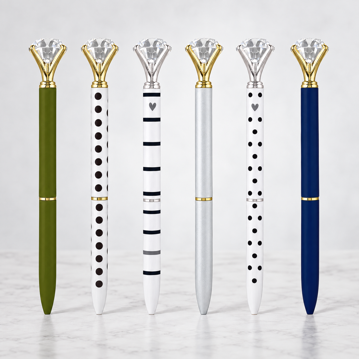 Santa Barbara Gem Pen | Giftable Single Pen | Novelty Office Desk Supplies
