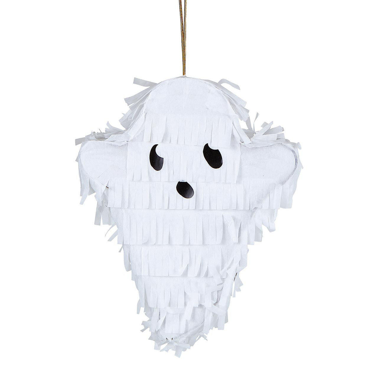Ghost Petite Piñata | Mini Spooky, Goth, or Halloween Decor | 6.29" x 7.7"