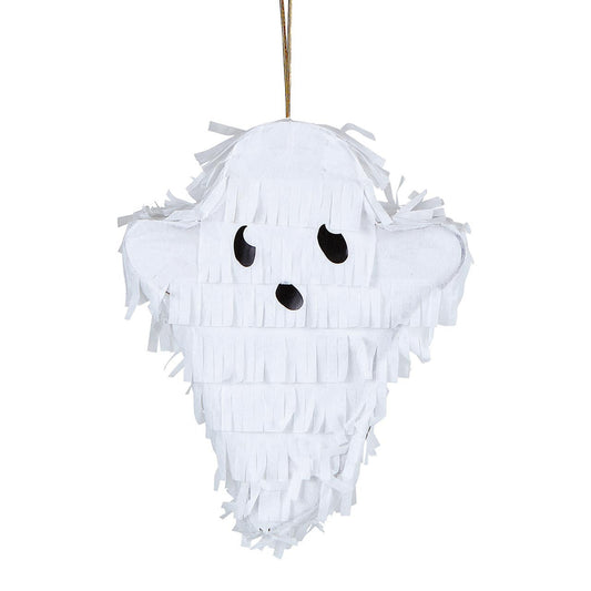 Ghost Petite Piñata | Mini Spooky, Goth, or Halloween Decor | 6.29" x 7.7"