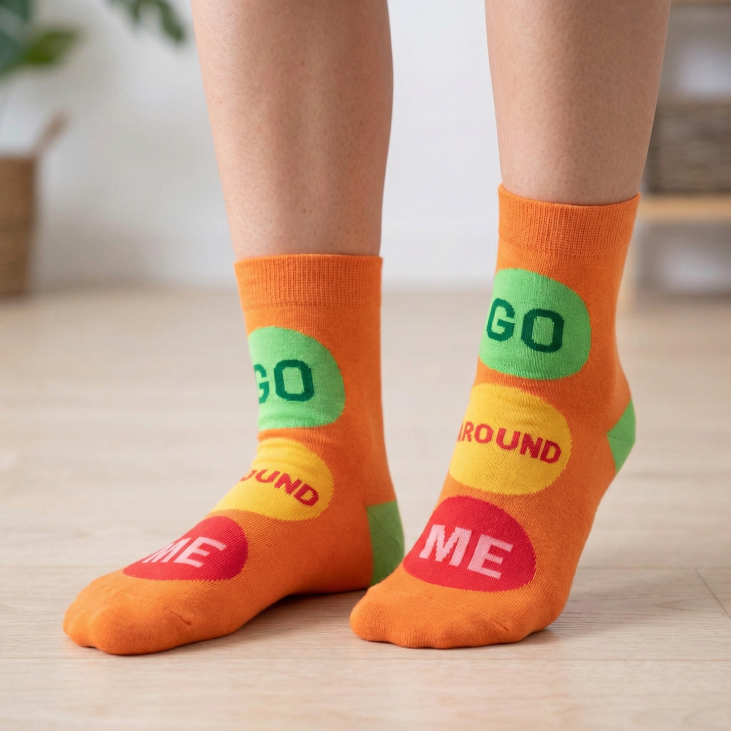Go Around Me Women's Ankle Socks | BlueQ at GetBullish
