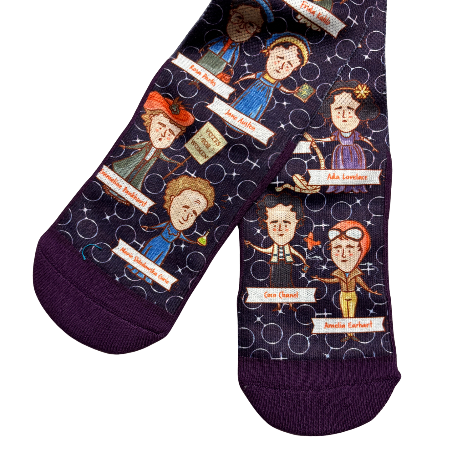 Great Women in History Women’s Crew Socks | Inspiring Feminist Crew Socks