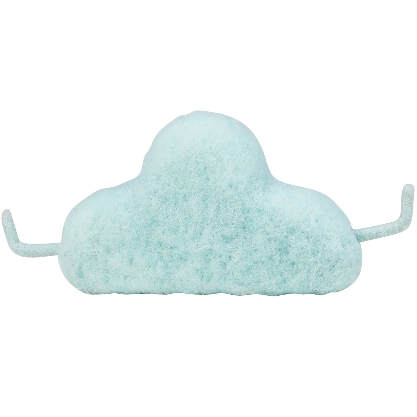 Happy Blue Cloud Critter | Cute Free-stand Home Decor | 6.25" x 2.25" x 3.25"