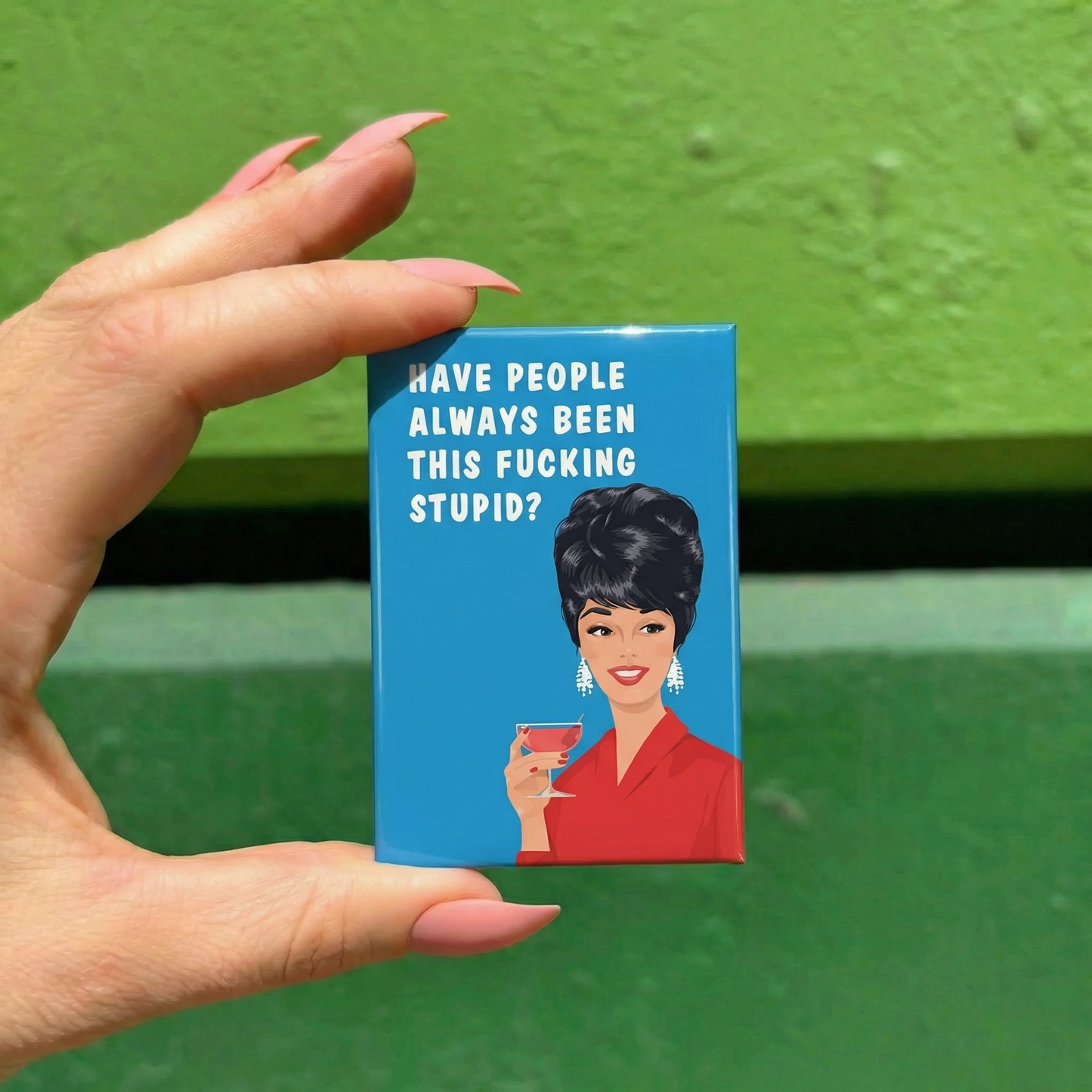 Have People Always Been This Fucking Stupid? Funny Sarcastic Magnet | Profane Humor Fridge Magnet
