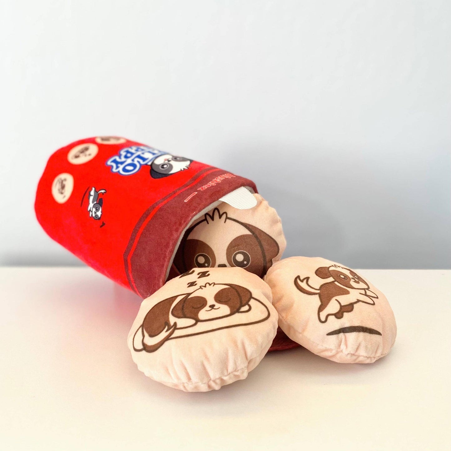 Hello Puppy 4 Piece Dog Toy | Asian Snack Food Theme-Blushiez-The Bullish Store