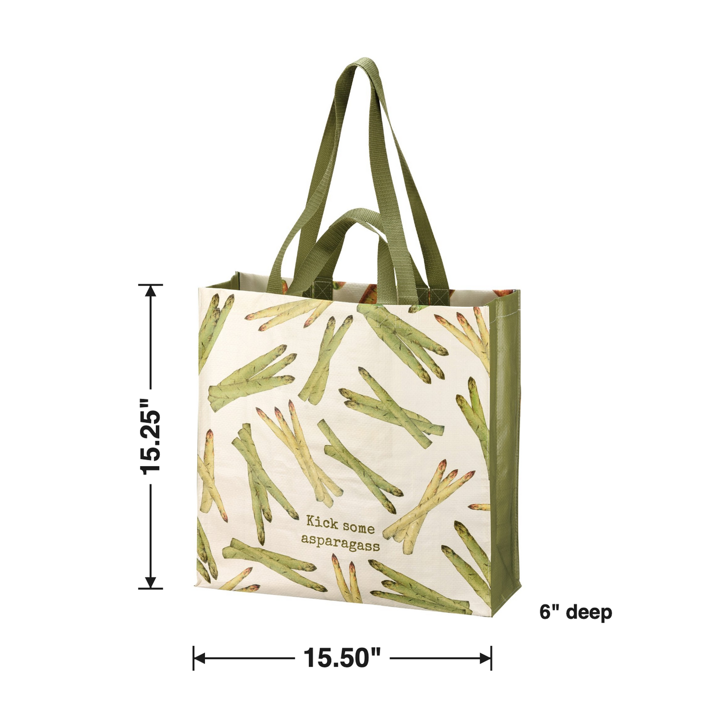 Size chart — 15.50" W x 15.25" H x 6" D
