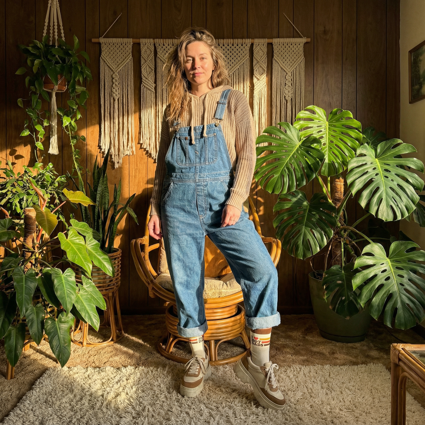 I Love Hot Dads Socks | Retro Funny Socks