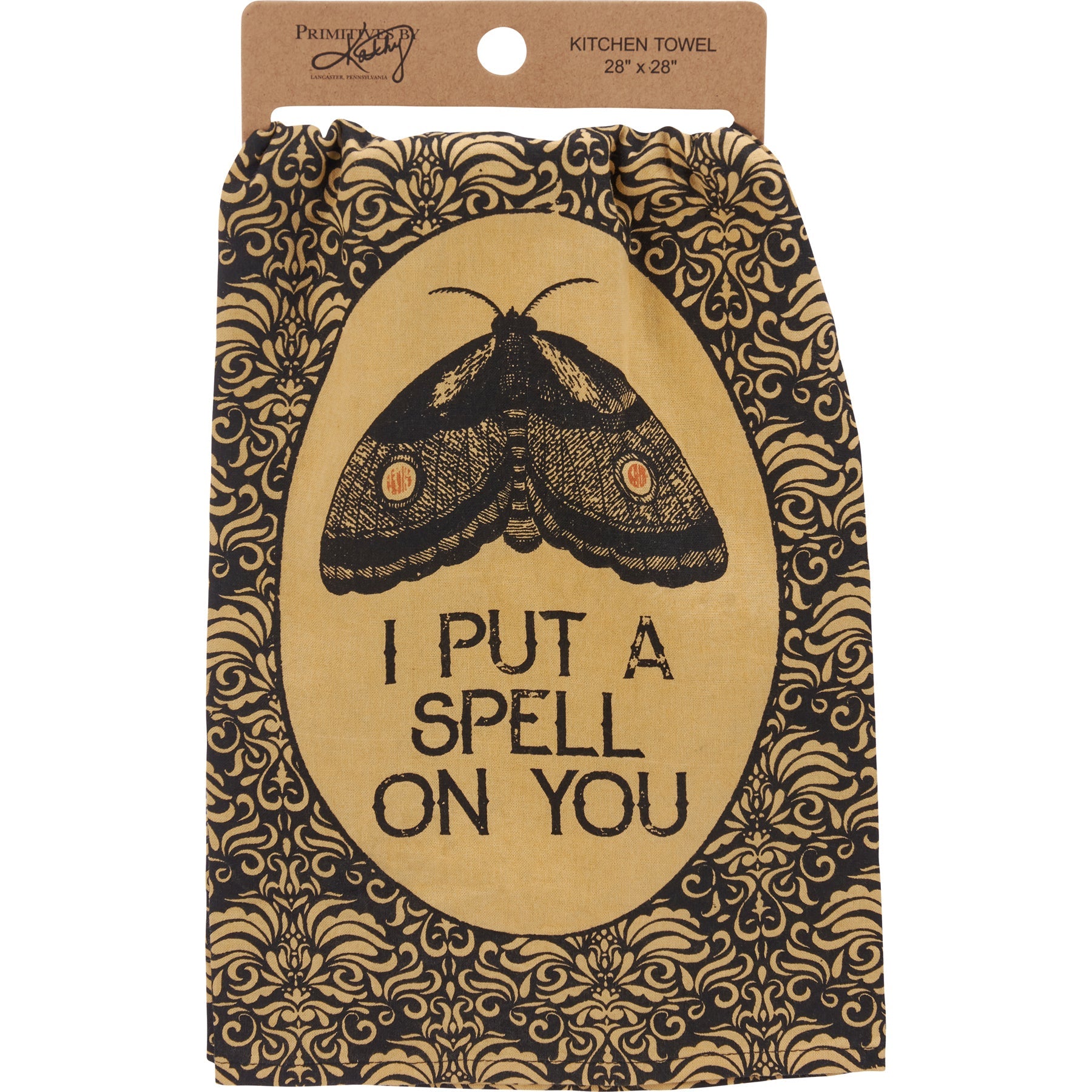 I Put A Spell On You Kitchen Towel | 28" x 28"