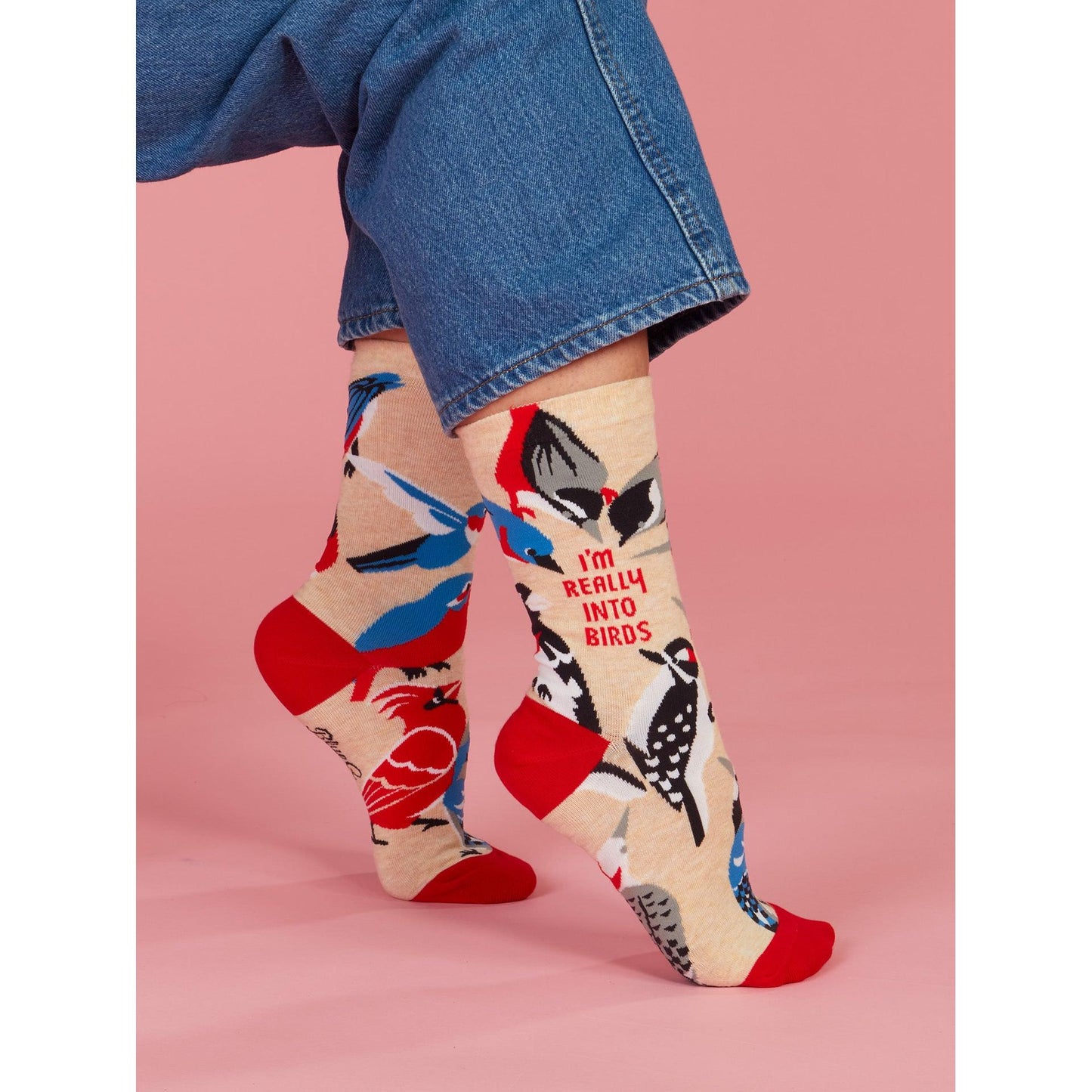 I'm Really Into Birds Women's Crew Socks | Novelty Funny Socks | BlueQ at GetBullish