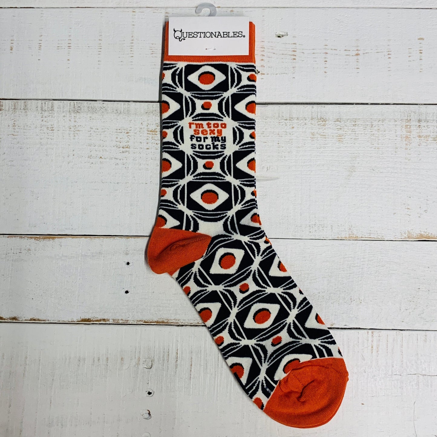 I'm Too Sexy For My Socks Retro Inspired Socks