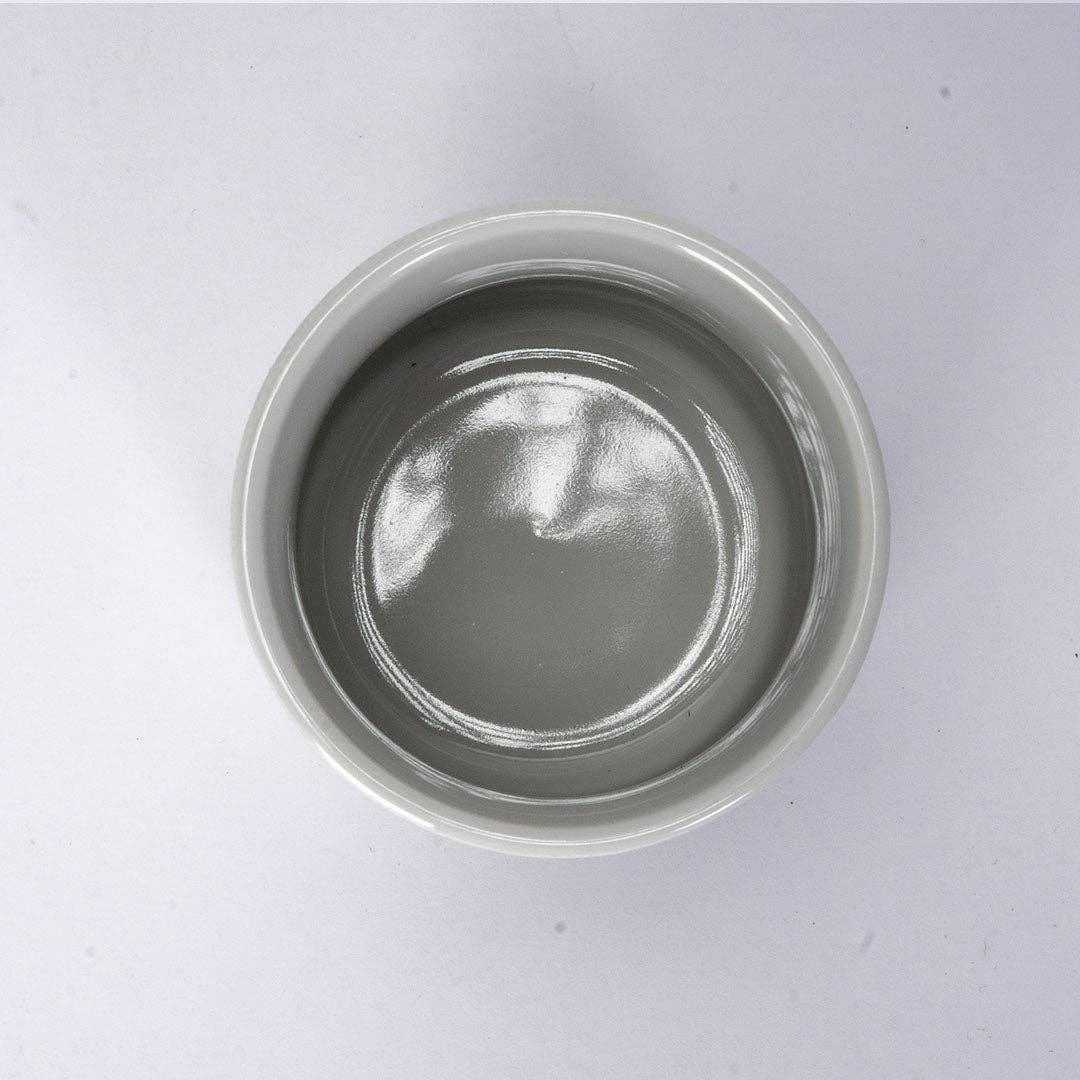 Japanese Warriors Yunomi Tea Cup | 10 fl oz Porcelain Cup with Reactive Glaze