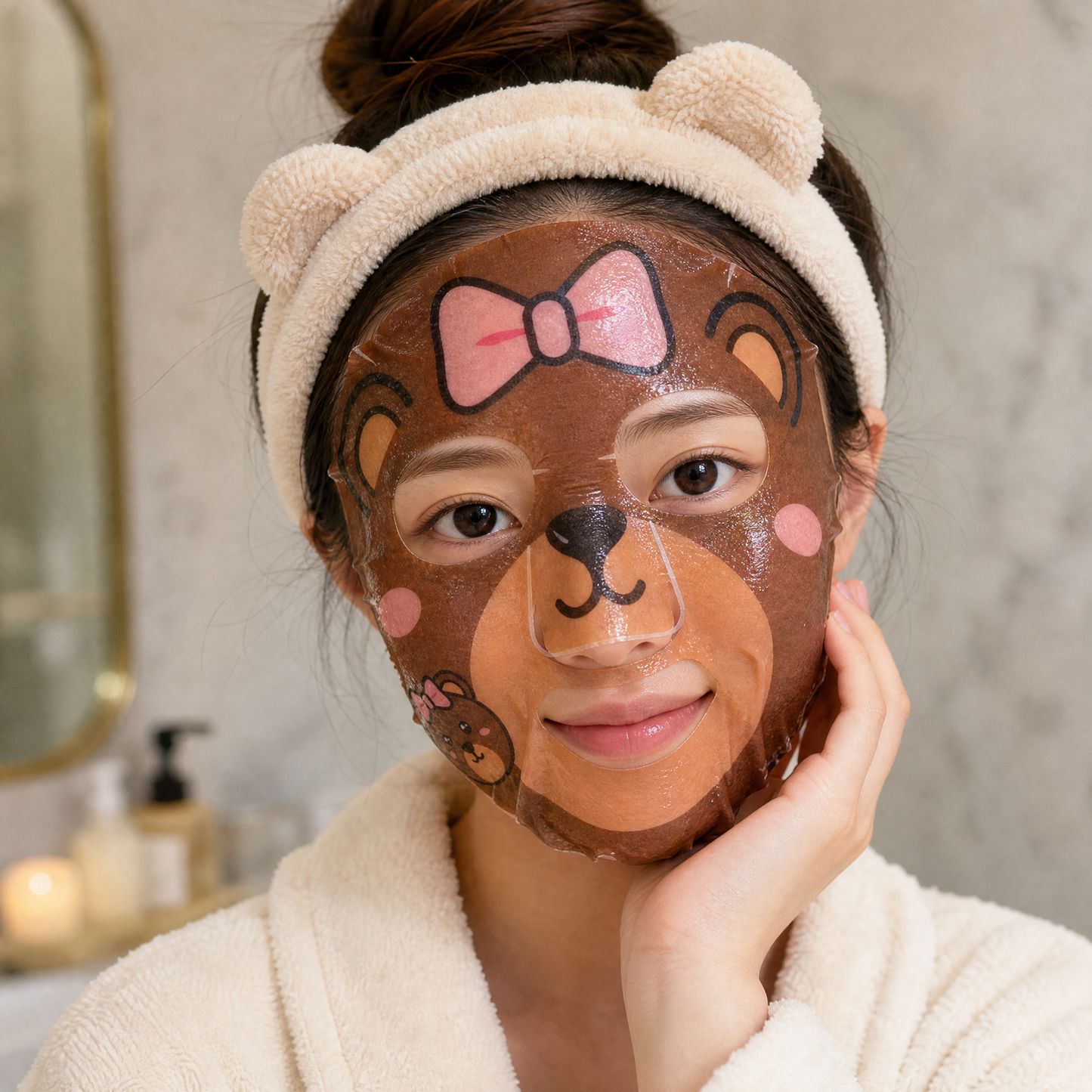 K-Beauty Animated Face Sheet Masks | Kawaii Animal Face Cute Skin Care Masks-Crover-The Bullish Store