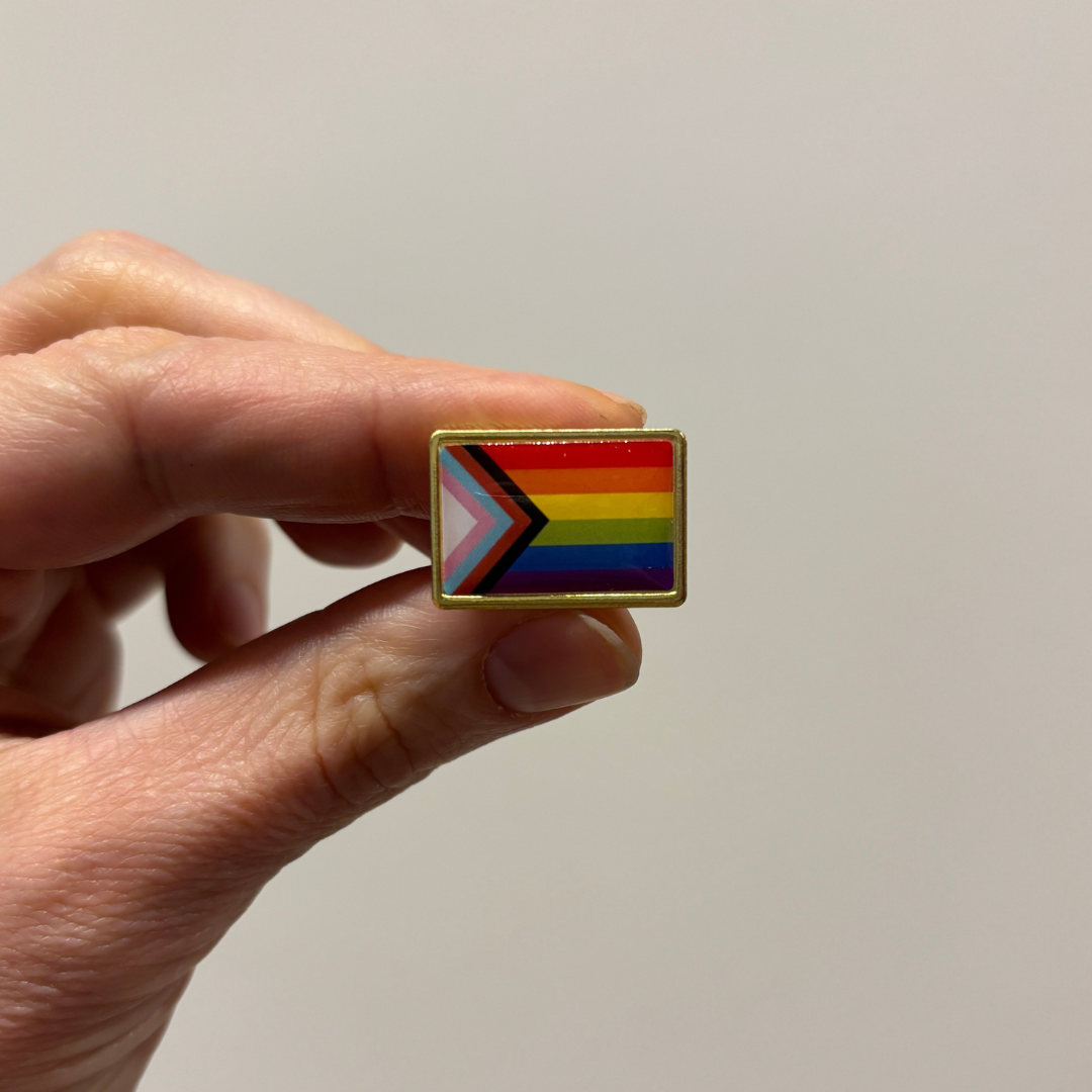1 Cent with Any Order: LGBTQ Progress Pride Flag Pin ❤️🧡💛💚💙💜