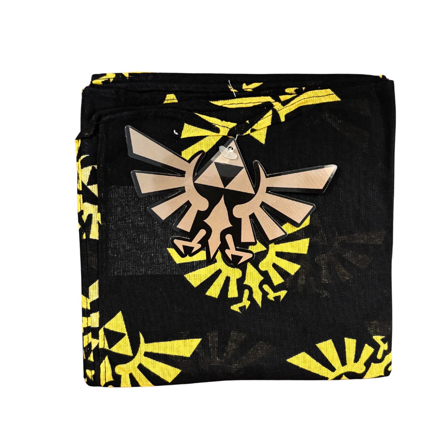 Legend of Zelda Bandana | Yellow Wingcrest Design | Video Game Inspired Headwear & Gift