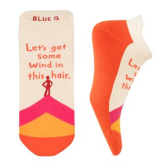 Let's Get Some Wind In This Hair Unisex Sneaker Socks [2 Size Options]