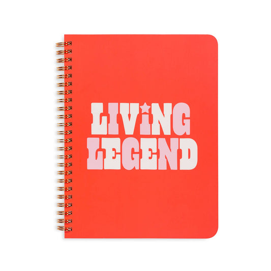 Living Legend Rough Draft Mini Notebook | Colored Double-wire Spiral Small Journal