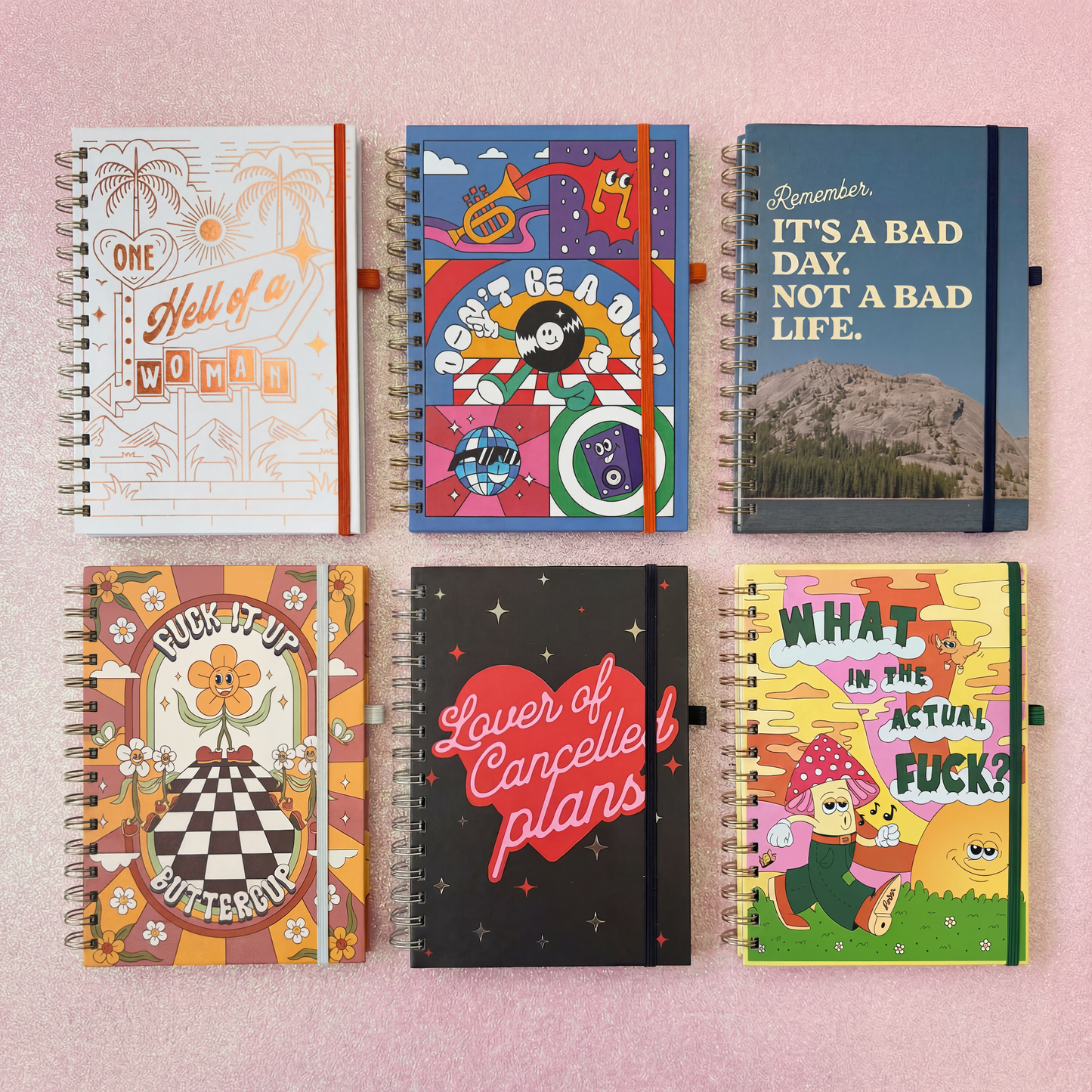 Lover of Cancelled Plans Journal with Matching Pen | Funny Notebook Gift for Home or Office