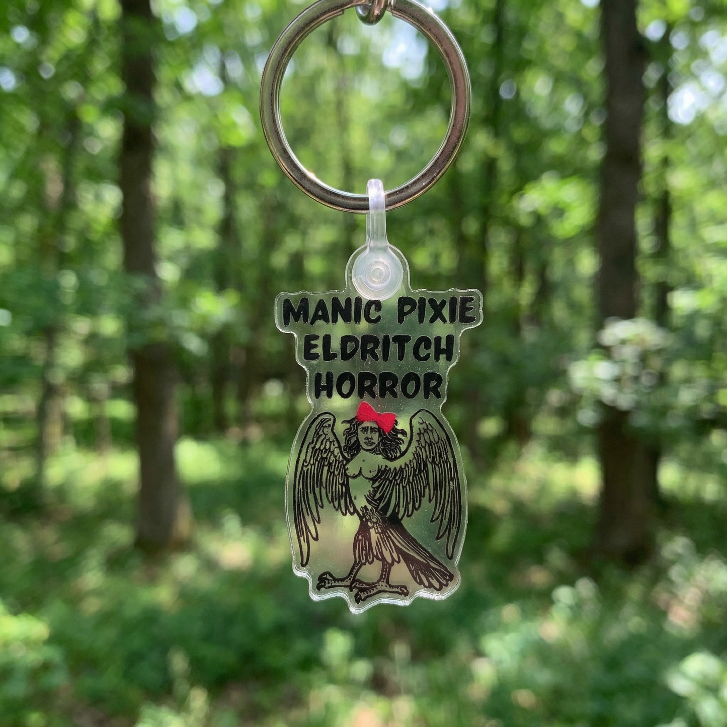 Manic Pixie Eldritch Horror Acrylic Keychain