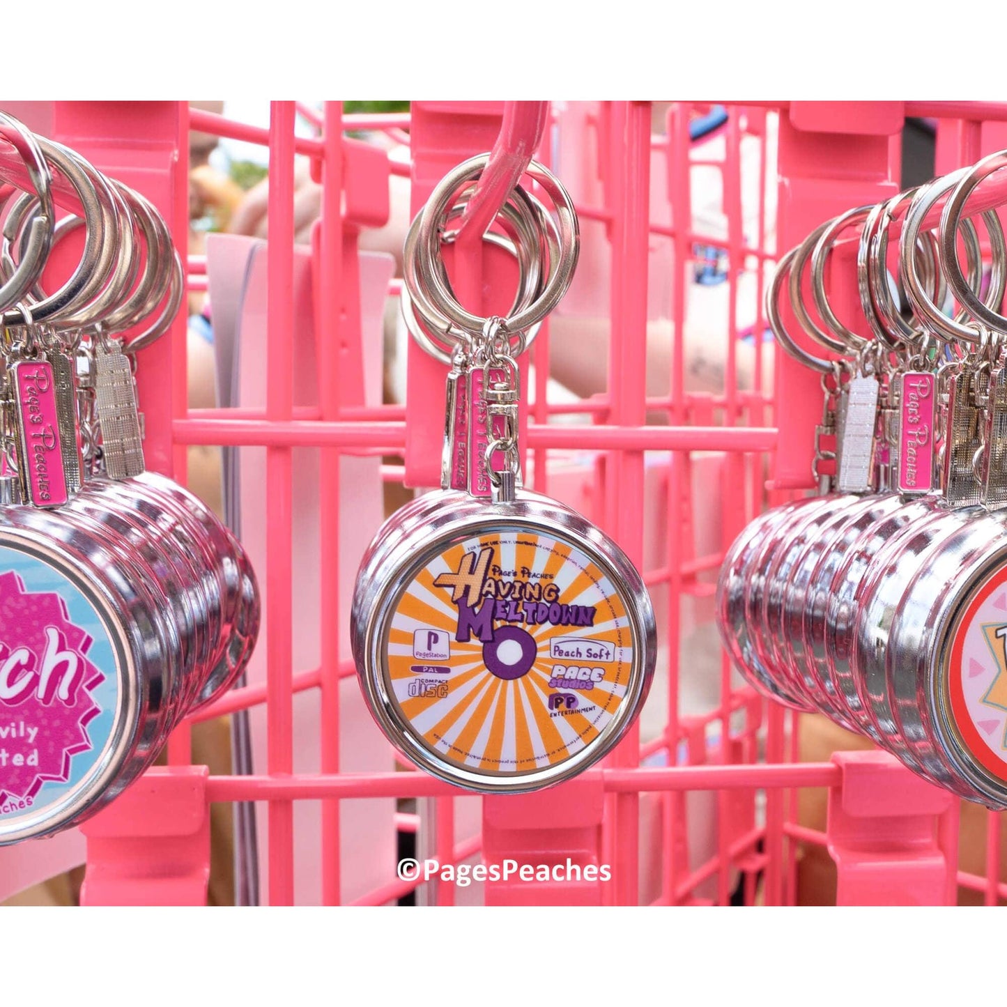 Medicinal Cocaine Parody Pill Case | 3 Way Organizer Chrome Keychain