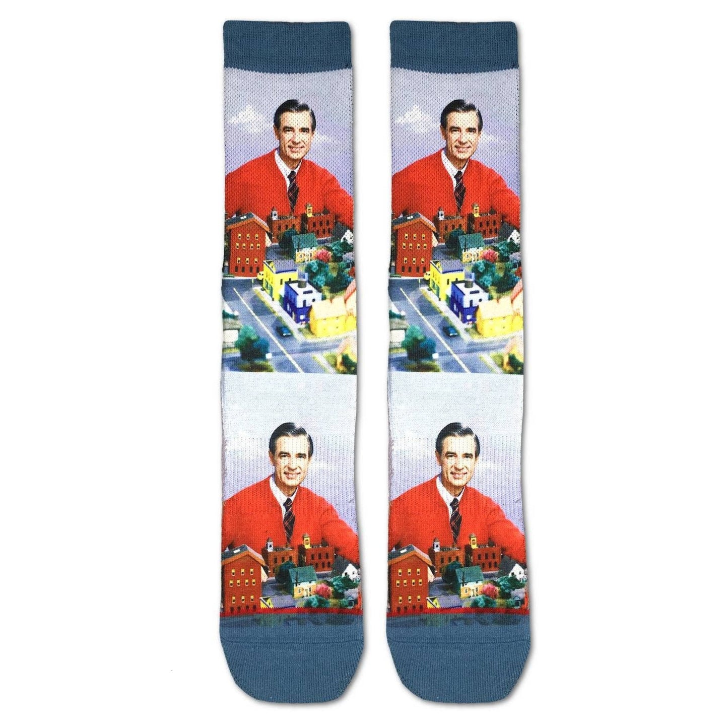Mister Rogers Make Believe Kingdom Men's Socks | Fun Crew Socks